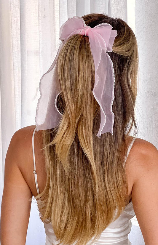 Sweety Pink Hair Bow