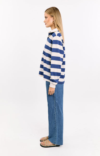 Carey Blue Striped Jersey