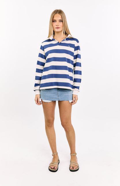 Carey Blue Striped Jersey