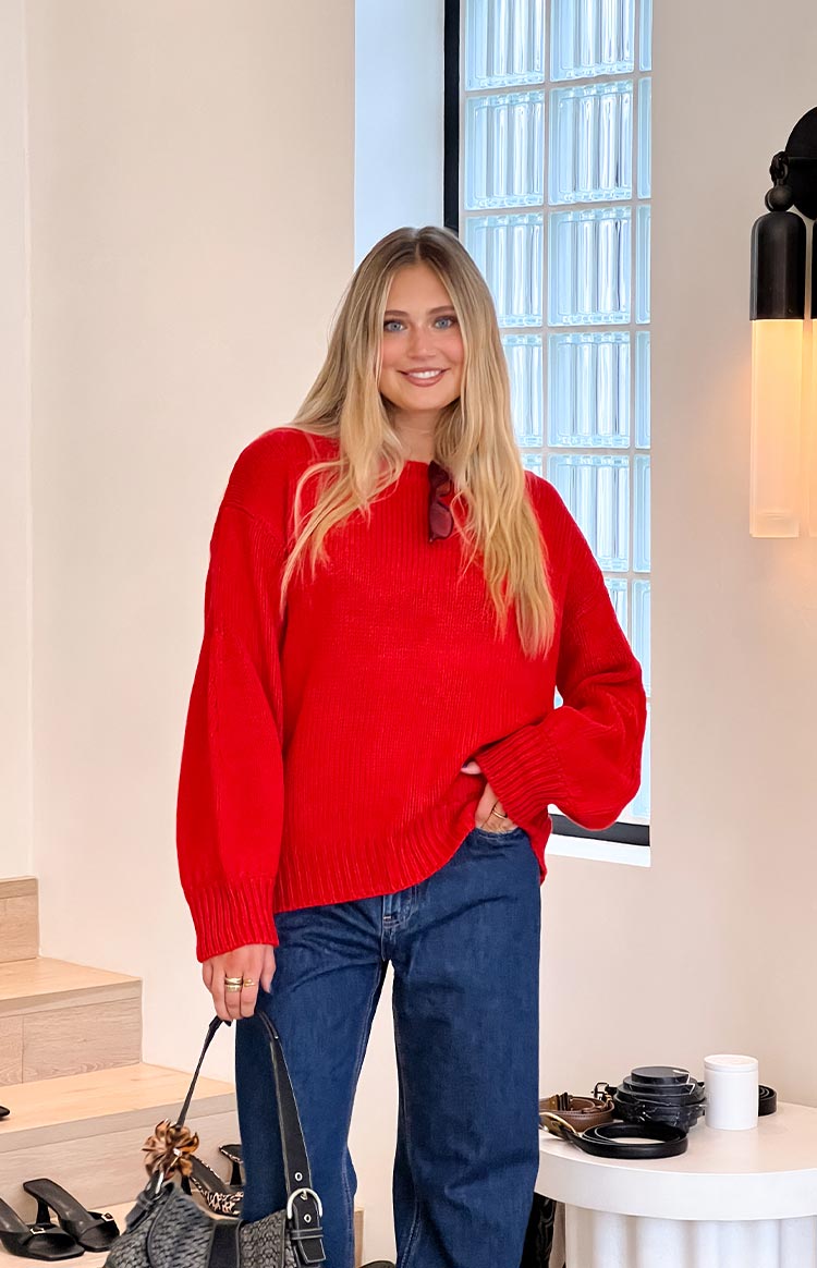 Chapman Red Sweater