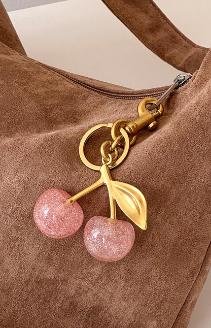 Cherry Pink Keyring