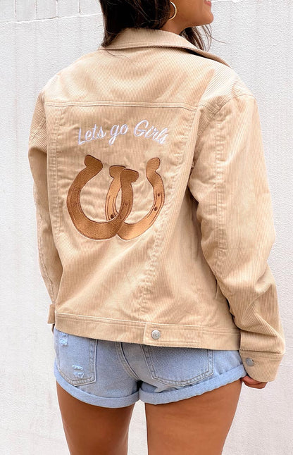Hugo Cream Cord Western Jacket