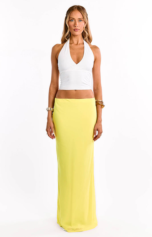 Jacqulin Yellow Maxi Skirt