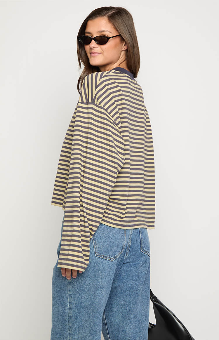 Lioness Bloom Beige Long Sleeve Top
