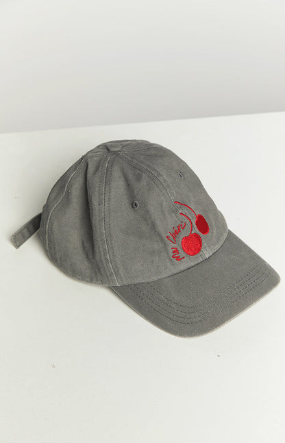 Ma Cheri Black Washed Cap