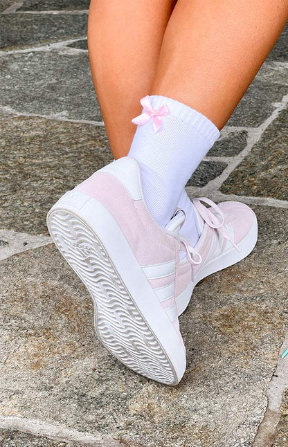 Magnoli White Bow Socks 2 Pack