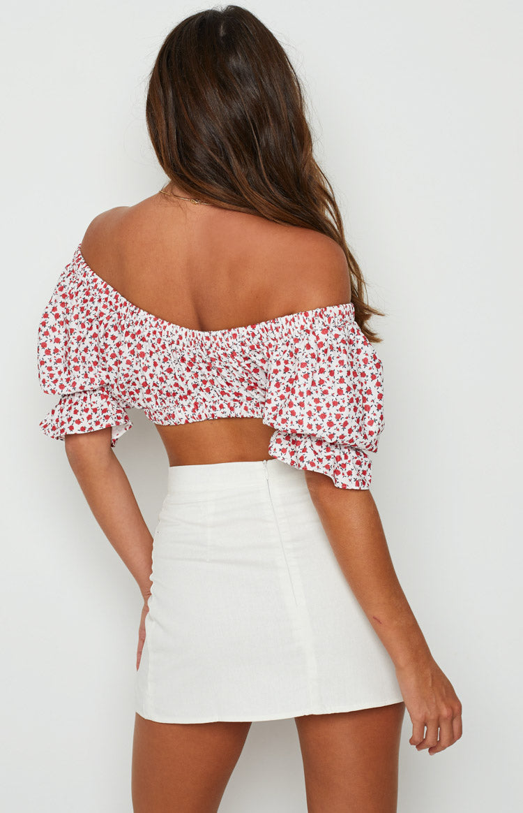Milan Skirt White