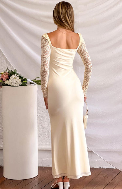 Orlanda Cream Maxi Dress