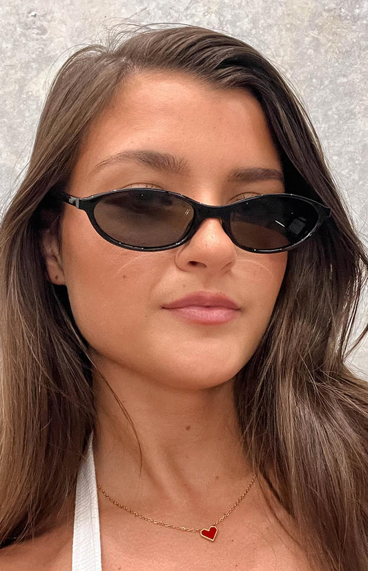 Otra Eyewear Hazel Black Cateye Sunglasses