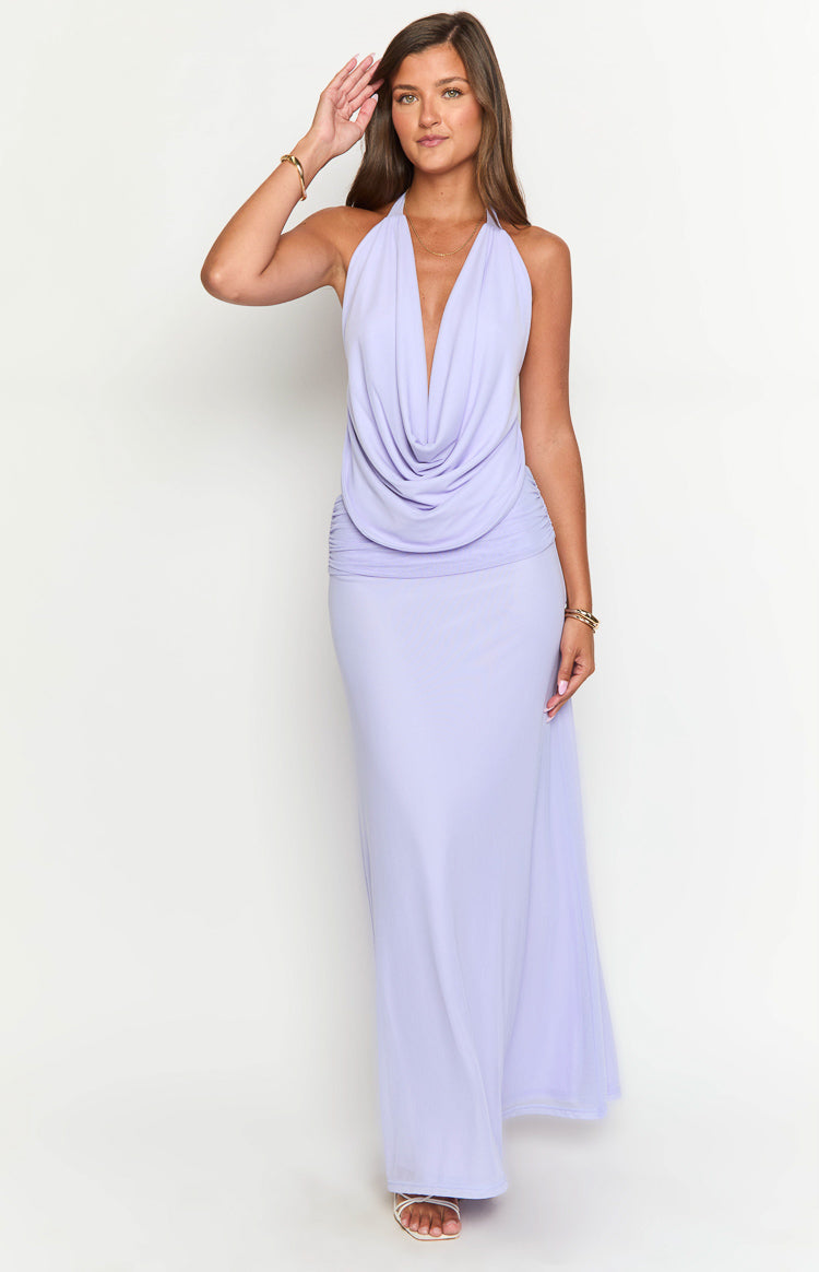 Rozie Purple Mesh Top