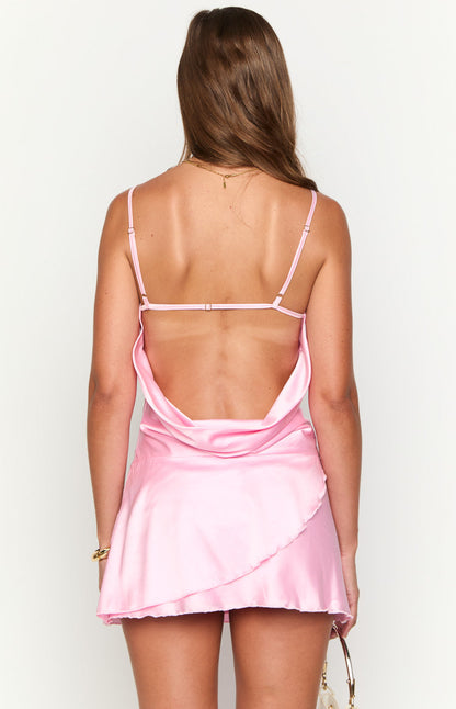 Sienna Pink Mini Dress