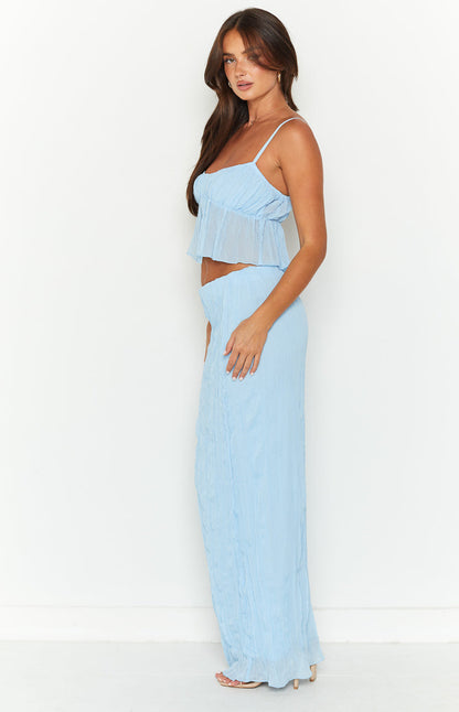The Moment Blue Maxi Skirt