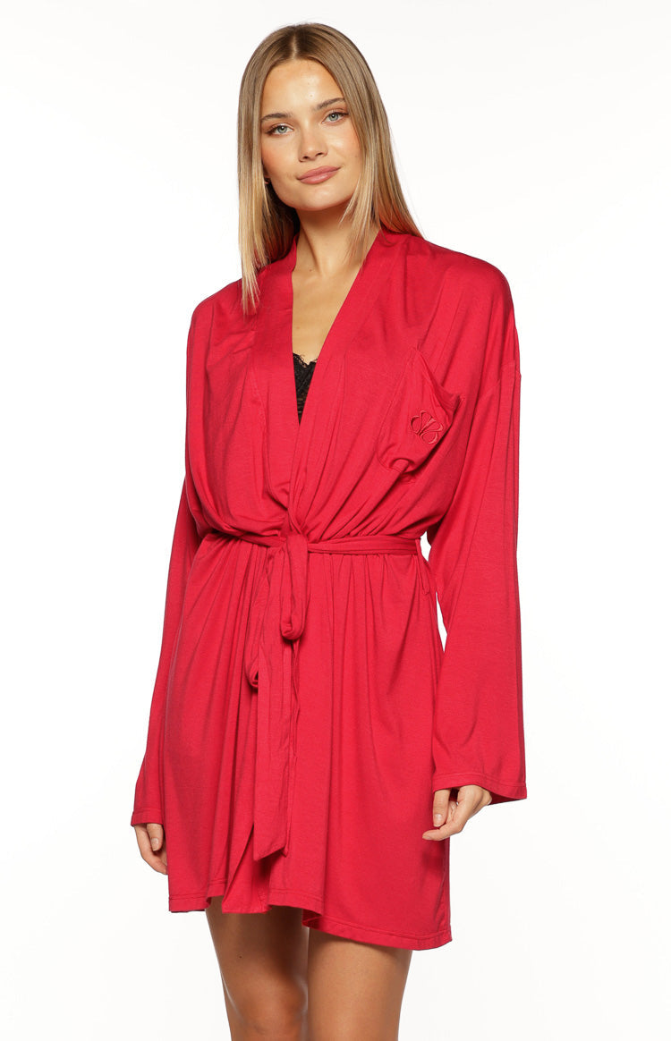 Almost Ready Burgundy Robe